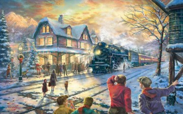 Christmas Painting - All Aboard for Christmas TK